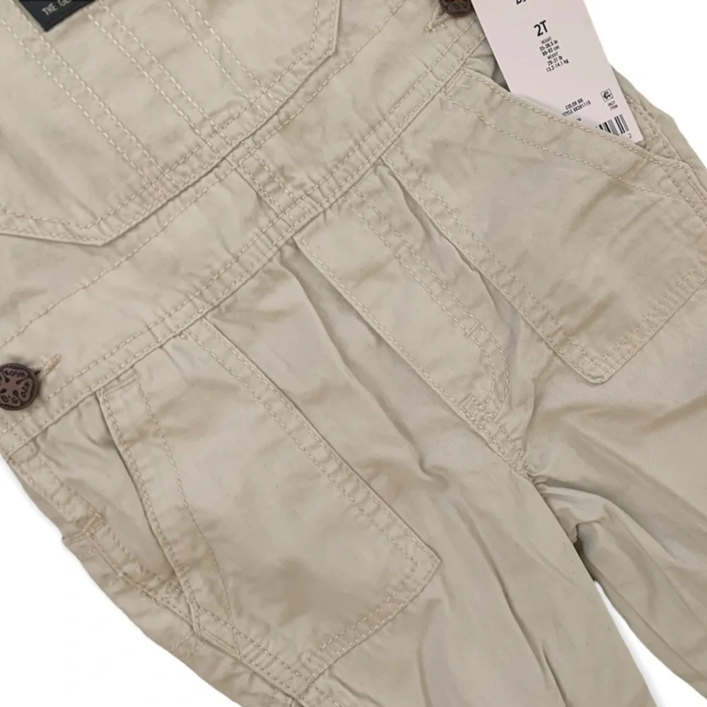 OshKosh B’Gosh Toddler Boy’s Tan Overalls